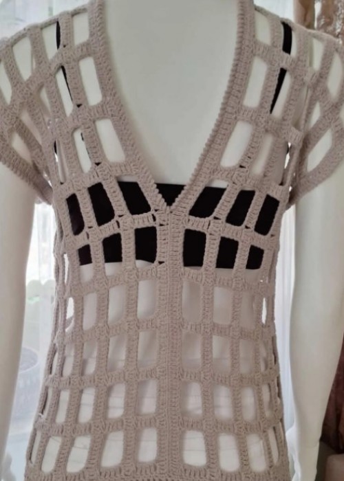 Pamuk İp Lila Renk Yazlık Bluz