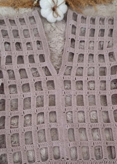 Pamuk İp Lila Renk Yazlık Bluz