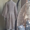 KADIN BEJ UZUN HIRKA EL ÖRGÜSÜ HAND MADE