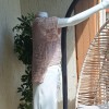 KADIN POLO YAKA EL ÖRGÜSÜ PEMBE RENK YAZLIK BLUZ