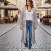 KADIN BEJ UZUN HIRKA EL ÖRGÜSÜ HAND MADE