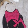 KADIN, SİYAH RENK,PEMBE ASTARLI,METAL SAPLI, EL ÖRGÜSÜ, HAND MADE EL ÇANTASI KADIN, SİYAH RENK,PEMBE ASTARLI,METAL SAPLI, EL ÖRGÜSÜ, HAND MADE EL ÇANTASI