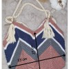 Kadın Zigzag Desenli, Pembe,Beyaz,Mavi Kombin Torba Çanta Kadın Zigzag Desenli, Pembe,Beyaz,Mavi Kombin Torba Çanta