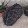 Kadın Siyahkağıt İp Ve Simli İp, Hand Made, El Örgüsü Gizli Burslu Yazlık ,El Çantası, Portföy Kadın Siyahkağıt İp Ve Simli İp, Hand Made, El Örgüsü Gizli Burslu Yazlık ,El Çantası, Portföy