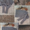 Kadin Gri̇ Renk Pamuklu Koton İPten Hand Made El Örgüsü Uzun Kollu Şal Hirka Kadin Gri̇ Renk Pamuklu Koton İPten Hand Made El Örgüsü Uzun Kollu Şal Hirka