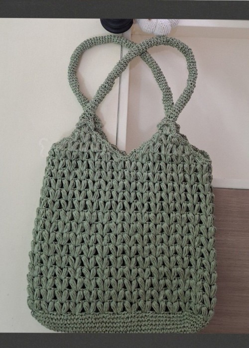 Kadın Haki Renk Buğday Modelli Hand Made El Örgüsü Yazlık Plaj Omuz Çantası Kadın Haki Renk Buğday Modelli Hand Made El Örgüsü Yazlık Plaj Omuz Çantası