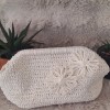 Kadın Beyaz Kağıt İp Gizli Burslu Hand Made, El Örgüsü, Kağıt İpten Yazlık El Çantası, Portföy Kadın Beyaz Kağıt İp Gizli Burslu Hand Made, El Örgüsü, Kağıt İpten Yazlık El Çantası, Portföy
