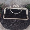 Kadın Siyah Metal Çanta Kulplu Metalik Rafya İpten Yazlık El Çantası,Hand Made El Örgüsü Kadın Siyah Metal Çanta Kulplu Metalik Rafya İpten Yazlık El Çantası,Hand Made El Örgüsü