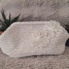 Kadın Beyaz Kağıt İp Gizli Burslu Hand Made, El Örgüsü, Kağıt İpten Yazlık El Çantası, Portföy Kadın Beyaz Kağıt İp Gizli Burslu Hand Made, El Örgüsü, Kağıt İpten Yazlık El Çantası, Portföy