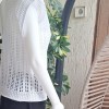 Kadın Beyaz Pamuklu Coton İpten Hand Made El Örgüsü V Yaka Düşük Omuz Düşük Kol Yazlık Bluz Kadın Beyaz Pamuklu Coton İpten Hand Made El Örgüsü V Yaka Düşük Omuz Düşük Kol Yazlık Bluz