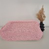 Kadın Pembe Kağıt İp Detaylı Hand Made, El Örgüsü Gizli Burslu Çanta,El Çantası, Portföy Kadın Pembe Kağıt İp Detaylı Hand Made, El Örgüsü Gizli Burslu Çanta,El Çantası, Portföy