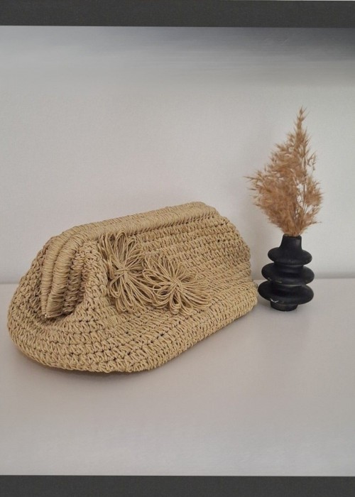 Kadın Bej Gizli Burslu Hand Made, El Örgüsü, Kağıt İpten Yazlık El Çantası, Clutch , Portföy Kadın Bej Gizli Burslu Hand Made, El Örgüsü, Kağıt İpten Yazlık El Çantası, Clutch , Portföy