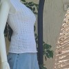 Kadın Beyaz Renk Hand Made El Örgüsü Pamuklu Coton İpten V Yaka Yazlık Düşük Omuz Düşük Kol Bluz Kadın Beyaz Renk Hand Made El Örgüsü Pamuklu Coton İpten V Yaka Yazlık Düşük Omuz Düşük Kol Bluz