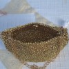 Kadın Altın Rengi Metalik İp Zincir Saplı Çanta Hand Made El Örgüsü Kadın Altın Rengi Metalik İp Zincir Saplı Çanta Hand Made El Örgüsü