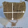 Kadın Altın Rengi Metalik İp Zincir Saplı Çanta Hand Made El Örgüsü Kadın Altın Rengi Metalik İp Zincir Saplı Çanta Hand Made El Örgüsü