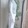 Kadın Turkuaz Ve Beyaz Renk Örgü Bluz Hand Made Kadın Turkuaz Ve Beyaz Renk Örgü Bluz Hand Made