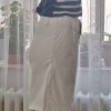 Kadın Ekru Renk Kırık Beyaz Kemer Ve Cep Detaylı Mom Şort Kadın Ekru Renk Kırık Beyaz Kemer Ve Cep Detaylı Mom Şort