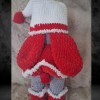 Kadife İp Örgü Amigurumi Kırmızı Tavşan Bebek Oyuncak Kadife İp Örgü Amigurumi Kırmızı Tavşan Bebek Oyuncak