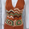 KADIN KİREMİT RENK , YEŞİL, KAHVERENGİ BOYUN BAĞLAMALI SIRTI AÇIK ÇAPRAZ BAĞCIKLI, HAND MADE, EL ÖRGÜSÜ YAZLIK TAKIM KADIN KİREMİT RENK , YEŞİL, KAHVERENGİ BOYUN BAĞLAMALI SIRTI AÇIK ÇAPRAZ BAĞCIKLI, HAND MADE, EL ÖRGÜSÜ YAZLIK TAKIM
