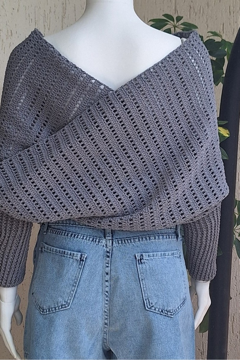 KADIN GRİ RENK PAMUKLU KOTON İPTEN HAND MADE EL ÖRGÜSÜ UZUN KOLLU ŞAL HIRKA KADIN GRİ RENK PAMUKLU KOTON İPTEN HAND MADE EL ÖRGÜSÜ UZUN KOLLU ŞAL HIRKA