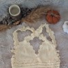 KADIN SARI PAMUKLU COTON İPTEN HAND MADE EL ÖRGÜSÜ YAZLIK SIRTI ÇAPRAZ ASKILI BLUZ KADIN SARI PAMUKLU COTON İPTEN HAND MADE EL ÖRGÜSÜ YAZLIK SIRTI ÇAPRAZ ASKILI BLUZ