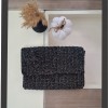 KADIN SİYAH SİMLİ İPTEN ÇİÇEK DETAYLI HAND MADE, EL ÖRGÜSÜ GİZLİ BURSLU YAZLIK CLUTCH ÇANTA,EL ÇANTASI, PORTFÖY KADIN SİYAH SİMLİ İPTEN ÇİÇEK DETAYLI HAND MADE, EL ÖRGÜSÜ GİZLİ BURSLU YAZLIK CLUTCH ÇANTA,EL ÇANTASI, PORTFÖY