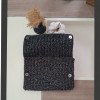 KADIN SİYAH SİMLİ İPTEN ÇİÇEK DETAYLI HAND MADE, EL ÖRGÜSÜ GİZLİ BURSLU YAZLIK CLUTCH ÇANTA,EL ÇANTASI, PORTFÖY KADIN SİYAH SİMLİ İPTEN ÇİÇEK DETAYLI HAND MADE, EL ÖRGÜSÜ GİZLİ BURSLU YAZLIK CLUTCH ÇANTA,EL ÇANTASI, PORTFÖY