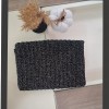 KADIN SİYAH SİMLİ İPTEN ÇİÇEK DETAYLI HAND MADE, EL ÖRGÜSÜ GİZLİ BURSLU YAZLIK CLUTCH ÇANTA,EL ÇANTASI, PORTFÖY KADIN SİYAH SİMLİ İPTEN ÇİÇEK DETAYLI HAND MADE, EL ÖRGÜSÜ GİZLİ BURSLU YAZLIK CLUTCH ÇANTA,EL ÇANTASI, PORTFÖY