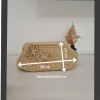 KADIN BEj ÇİÇEK DETAYLI GİZLİ BURSLU HAND MADE, EL ÖRGÜSÜ,  KAĞIT İPTEN YAZLIK  EL ÇANTASI, CLUTCH , PORTFÖY