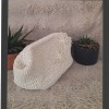 KADIN BEYAZ ÇİÇEK DETAYLI GİZLİ BURSLU HAND MADE, EL ÖRGÜSÜ,  KAĞIT İPTEN YAZLIK  EL ÇANTASI, CLUTCH , PORTFÖY